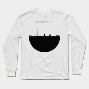 Washington DC Skyline V2 Long Sleeve T-Shirt